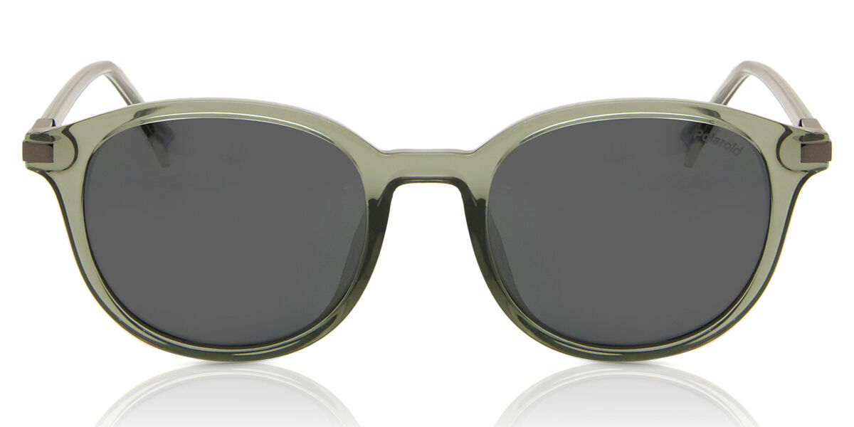 Polaroid PLD 4148/G/S/X Asian Fit Polarized 8YW/M9, Green frame, Grey lenses