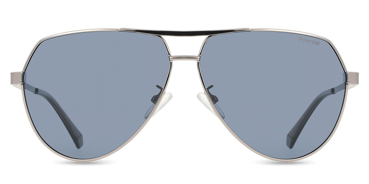 Polaroid PLD 2145/G/S/X Asian Fit 6LB/C3, Silver frame, Grey lenses