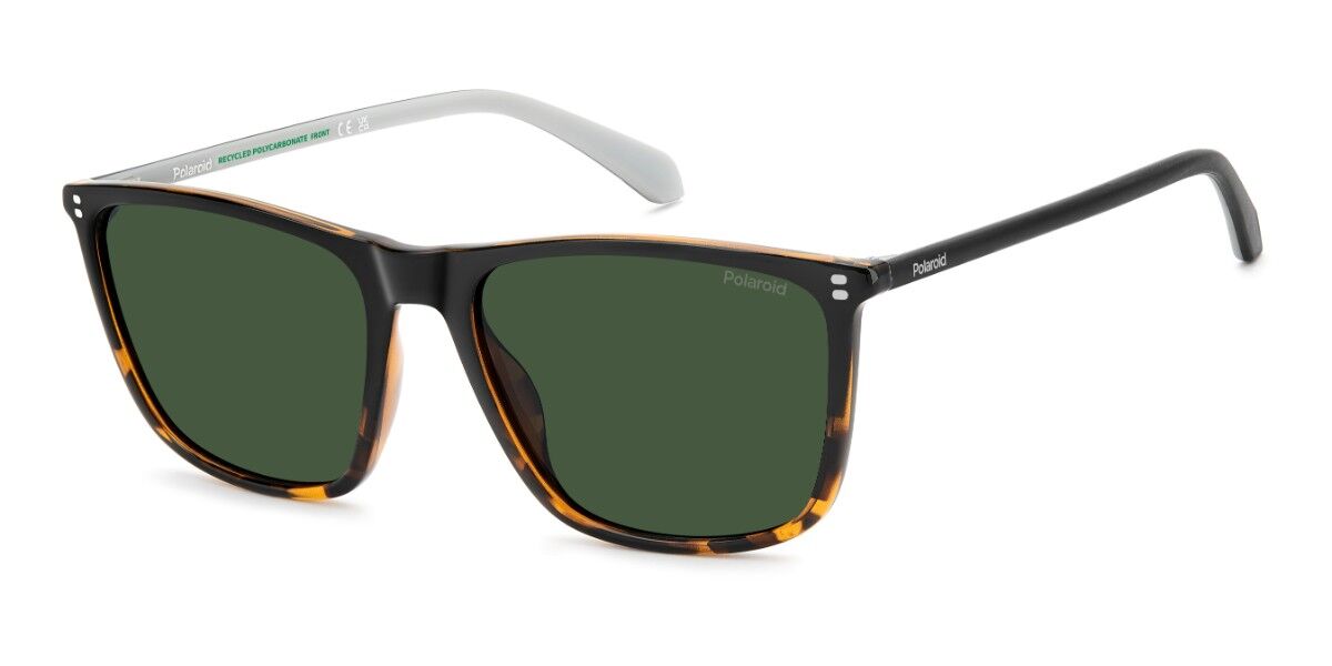 Polaroid PLD 4210/S/X Polarized WR7/UC, Tortoiseshell frame, Green Polarized lenses