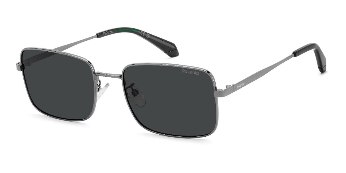 Polaroid PLD 4213/G/S/X Asian Fit Polarized KJ1/M9, Silver frame, Grey Polarized lenses