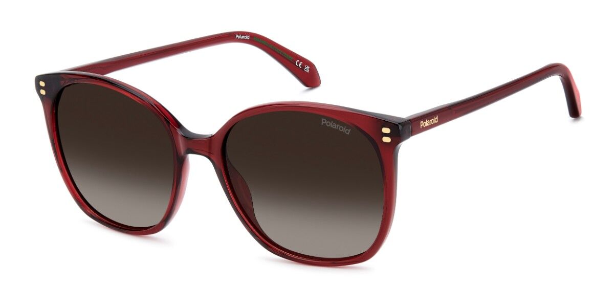Polaroid PLD 4215/S/X C9A/LA, Red frame, Gradient Brown lenses
