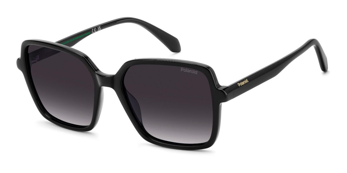 Polaroid PLD 4217/S Polarized 807/WJ, Black frame, Gradient Grey Polarized lenses