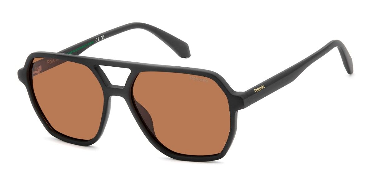 Polaroid PLD 4218/S Polarized 003/HE, Black frame, Copper Brown Polarized lenses