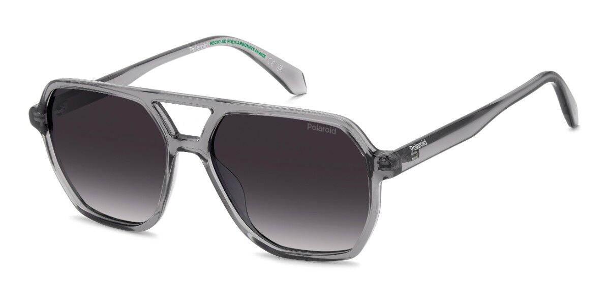 Polaroid PLD 4218/S Polarized YB7/WJ, Grey frame, Gradient Grey Polarized lenses