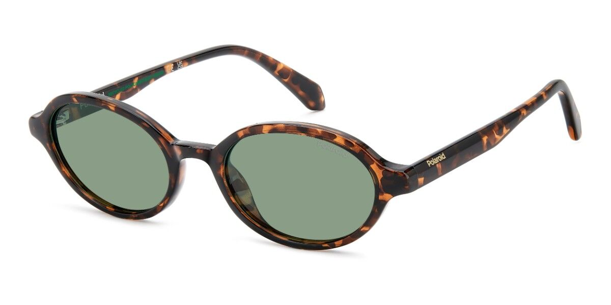 Polaroid PLD 4220/S Polarized WR9/UC, Tortoiseshell frame, Green Polarized lenses
