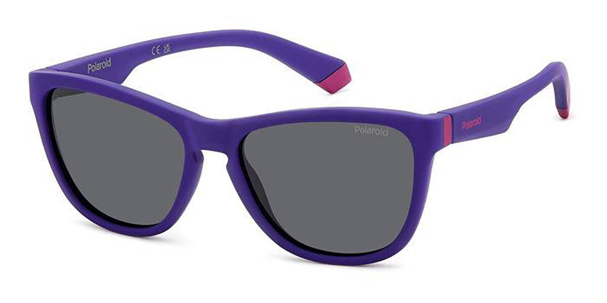 Polaroid PLD 8056/S Kids Polarized 1JZ/M9, Purple frame, Grey lenses