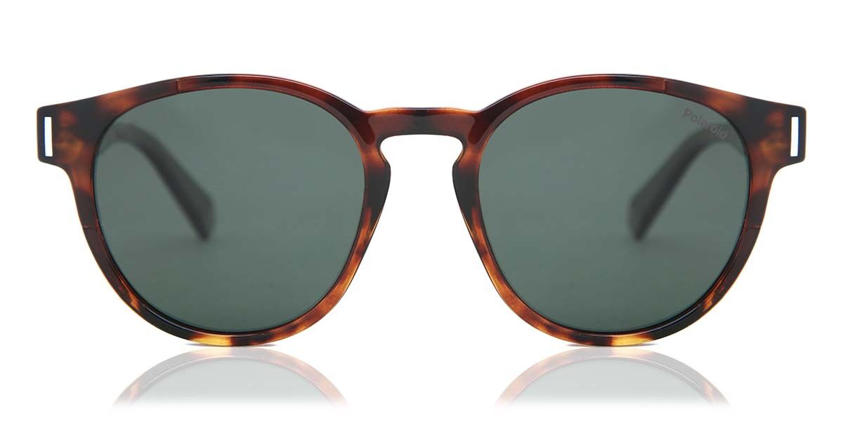 Polaroid PLD 6175/S 086/UC, Tortoiseshell frame, Green lenses