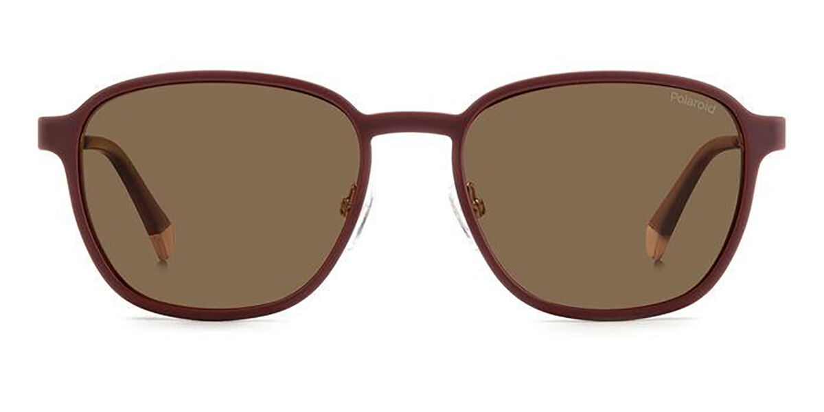 Polaroid PLD 6205/CS with Clip-On NOA/SP, Burgundy frame