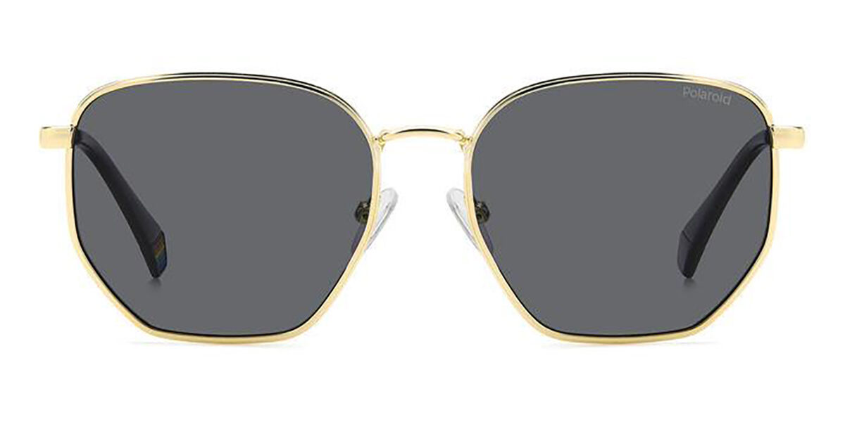 Polaroid PLD 6214/S/X Polarized 2F7/M9, Gold frame, Dark Grey lenses