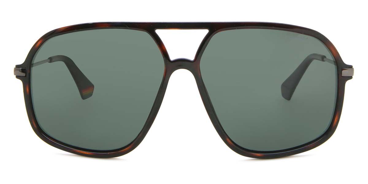 Polaroid PLD 6182/S Polarized 086/UC, Tortoiseshell frame, Grey lenses