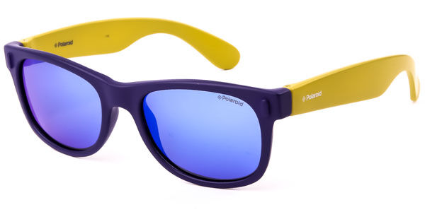 Polaroid P0115 Kids Polarized UDF/JY, Purple frame, Blue lenses