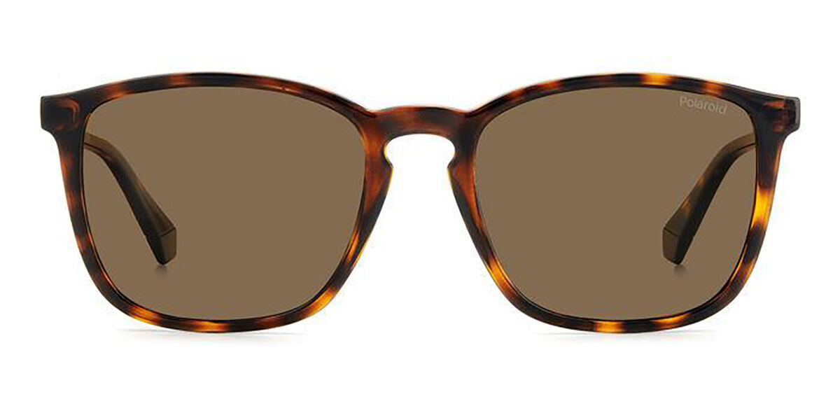 Polaroid PLD 4139/S Polarized 086/SP, Tortoiseshell frame, Brown lenses