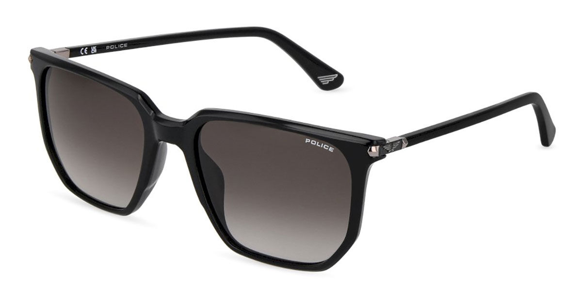 Police SPLU70 ROADIE 9 Polarized 0700, Gradient Brown lenses