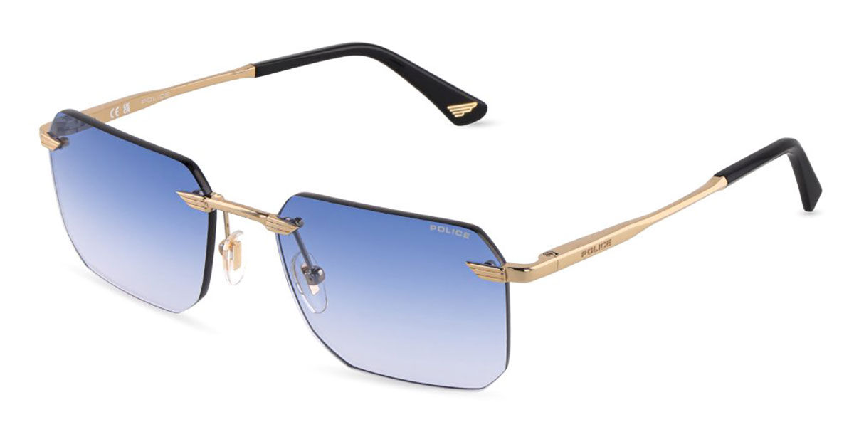 Police SPLU76 OVERFLY 2 0300, Gradient Blue lenses