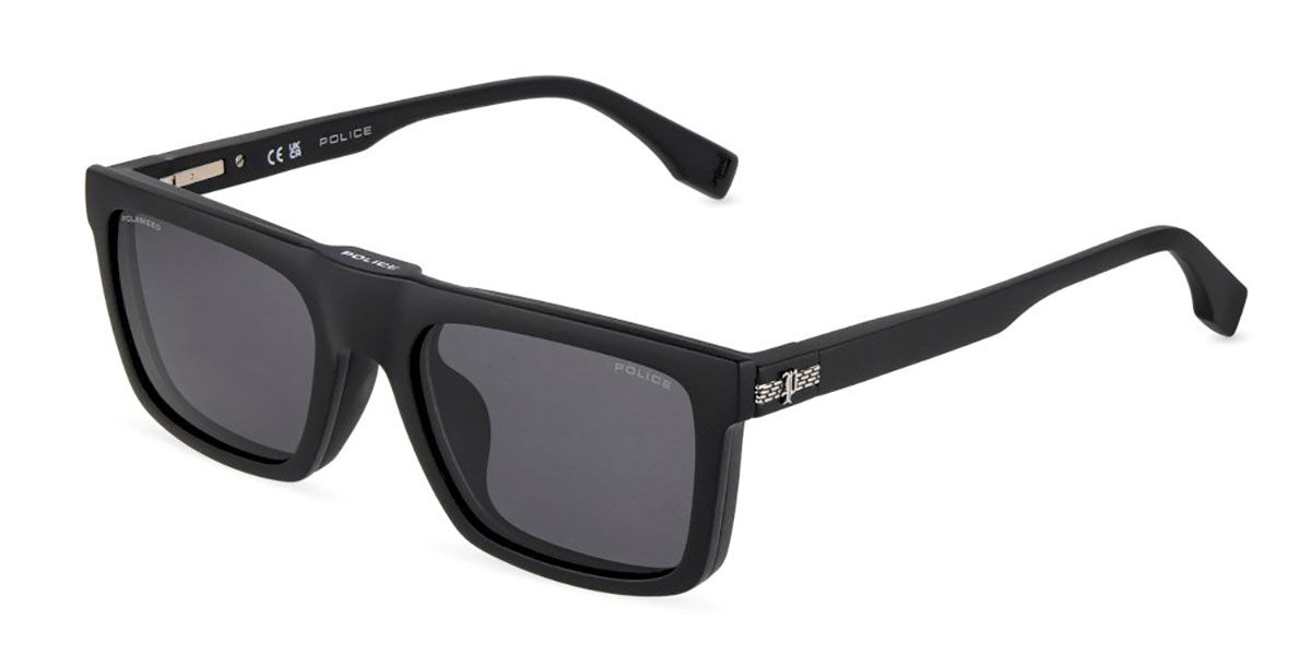 Police UK180 GRIND JR 1 Kids With Clip-On U28P, Black frame