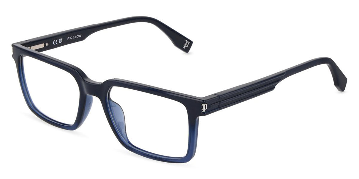 Police VPLU53 ETCHLINE 1 07V9, Blue frame