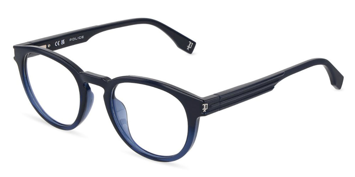 Police VPLU54 ETCHLINE 2 07V9, Blue frame