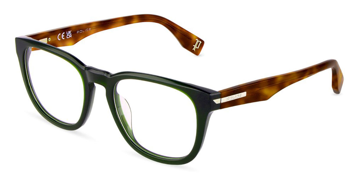 Police VPLU56 NERVE 3 09GT, Green frame
