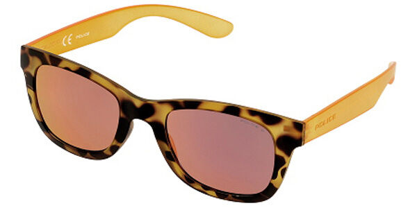 Police S1944 EXCHANGE 1 878R, Tortoiseshell frame, Red lenses
