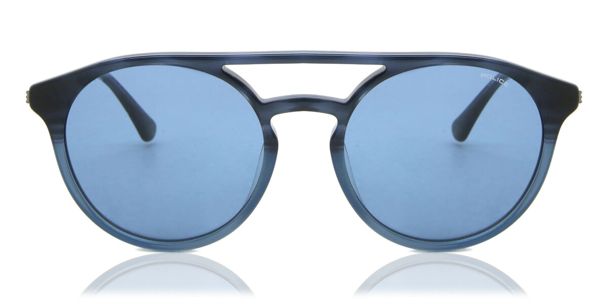 Police SPL722 CLINT 1 09QW, Blue frame, Blue lenses