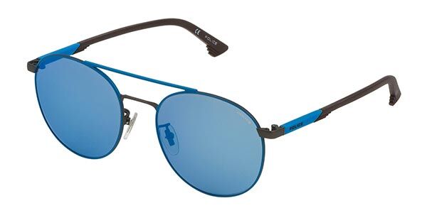 Police SPL717 STORM LIGHT 2 8DRB, Blue frame, Blue lenses