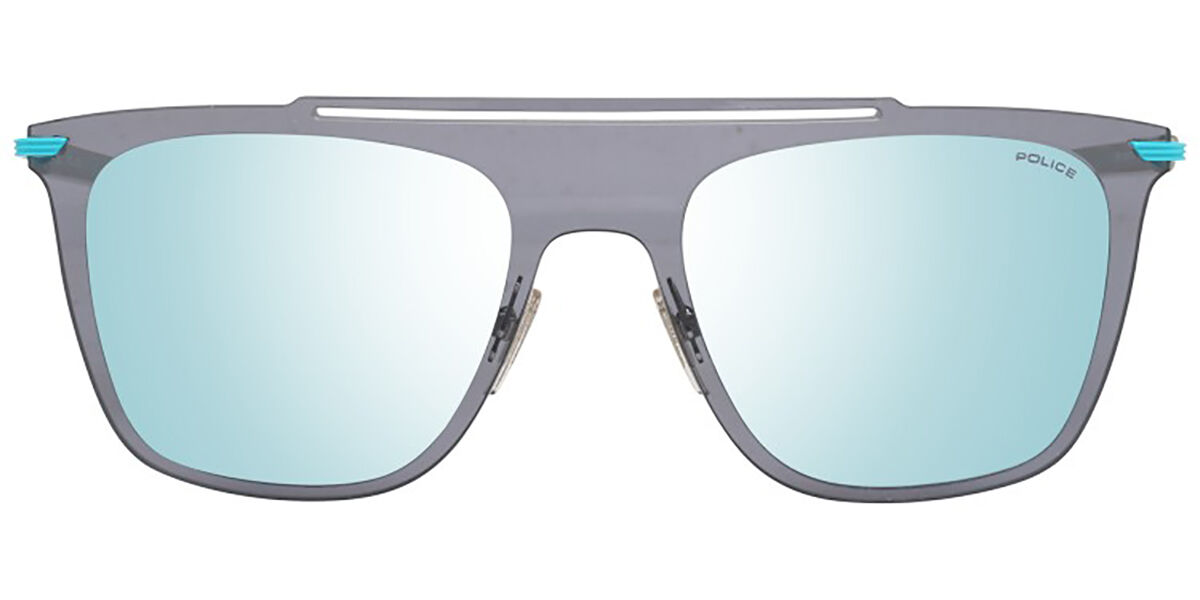 Police SPL581 DROP 1 SG1X, Grey frame, Blue lenses