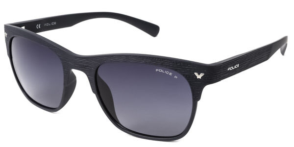 Police S1950 GAME 2 Polarized W87P, Black frame, Black lenses
