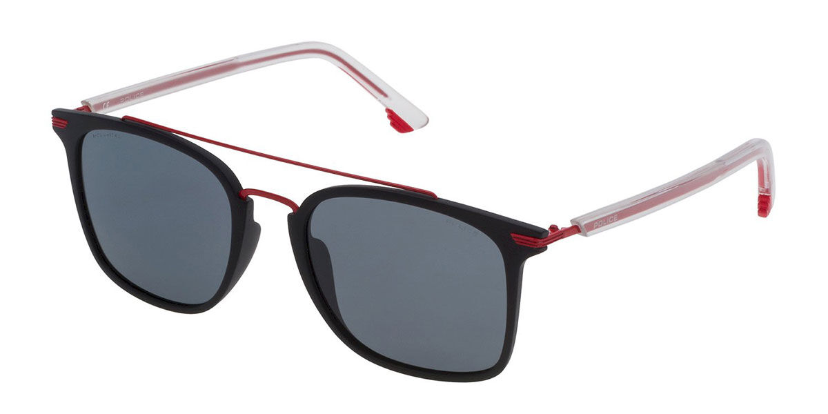 Police SPL583M U28P, Black frame, Grey lenses