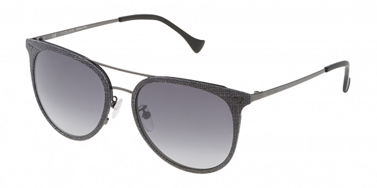 Police SPL153 AG5X, Black frame, Gradient Grey lenses