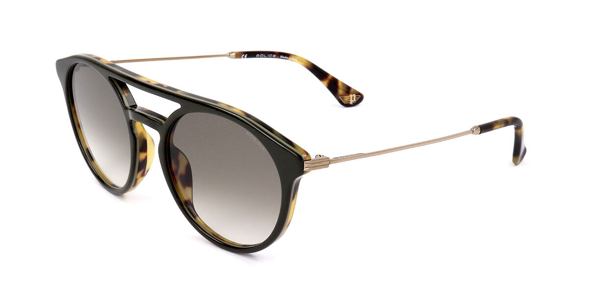 Police SPL722M 06E3, Tortoiseshell frame, Gradient Brown lenses
