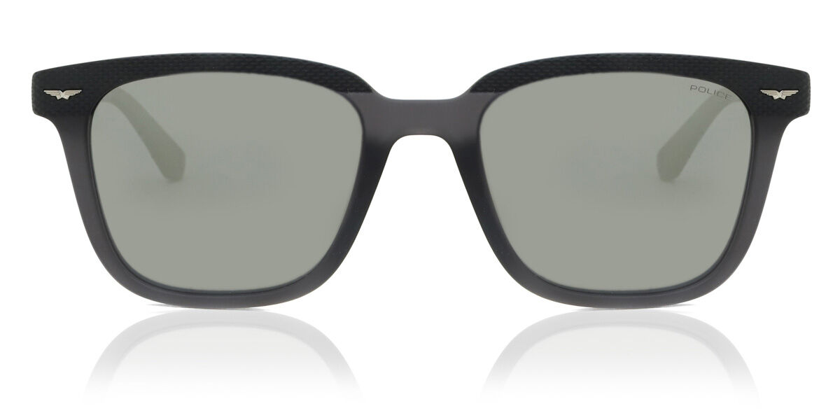 Police SPLE01 Polarized U28P, Black frame, Gradient Grey Polarized lenses