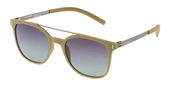 Police SPL169 WAGER 1 Polarized G74P, Brown frame, Purple lenses