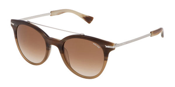 Police SPL141 09R4, Brown frame, Brown lenses