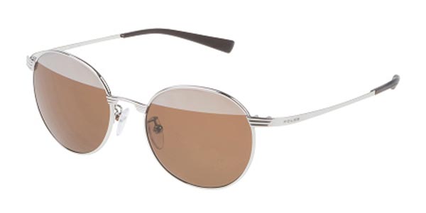 Police S8954V 579X, Silver frame, Yellow lenses