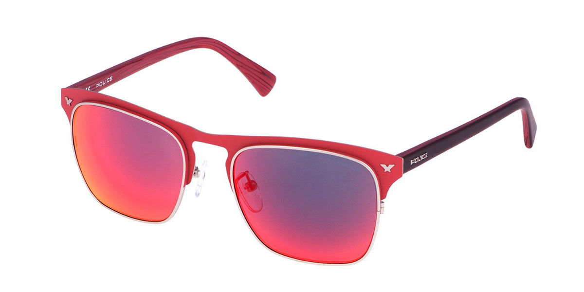 Police S8949M Q05R, Red frame, Red Gradient lenses