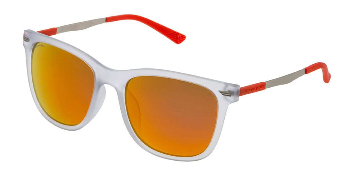 Police SPL537B CRGZ, Grey frame, Gold lenses