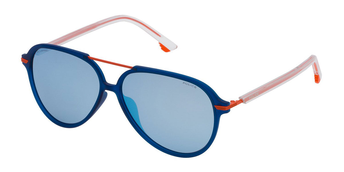 Police SPL582M Z80X, Blue frame, Blue lenses