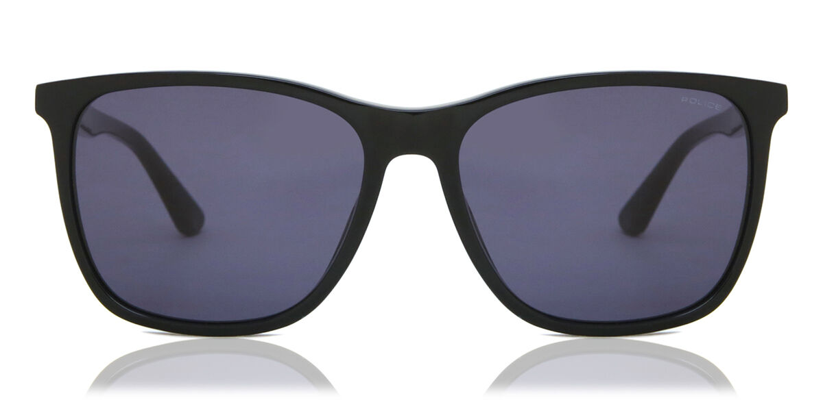 Police SPL872N 0700, Black frame, Grey lenses