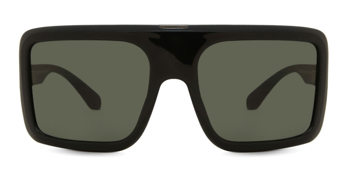 Police SPLF62 07V4, Black frame, Grey lenses