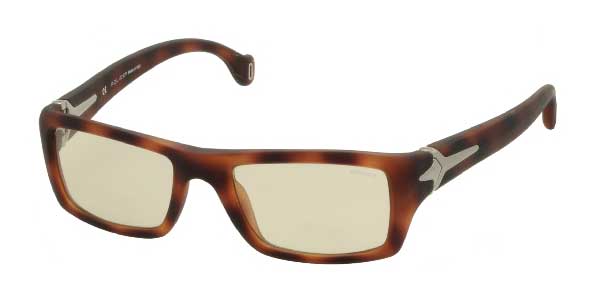 Police S1712M TRIBECA BY YOSHI GOHARA 0V96, Tortoiseshell frame, Yellow lenses