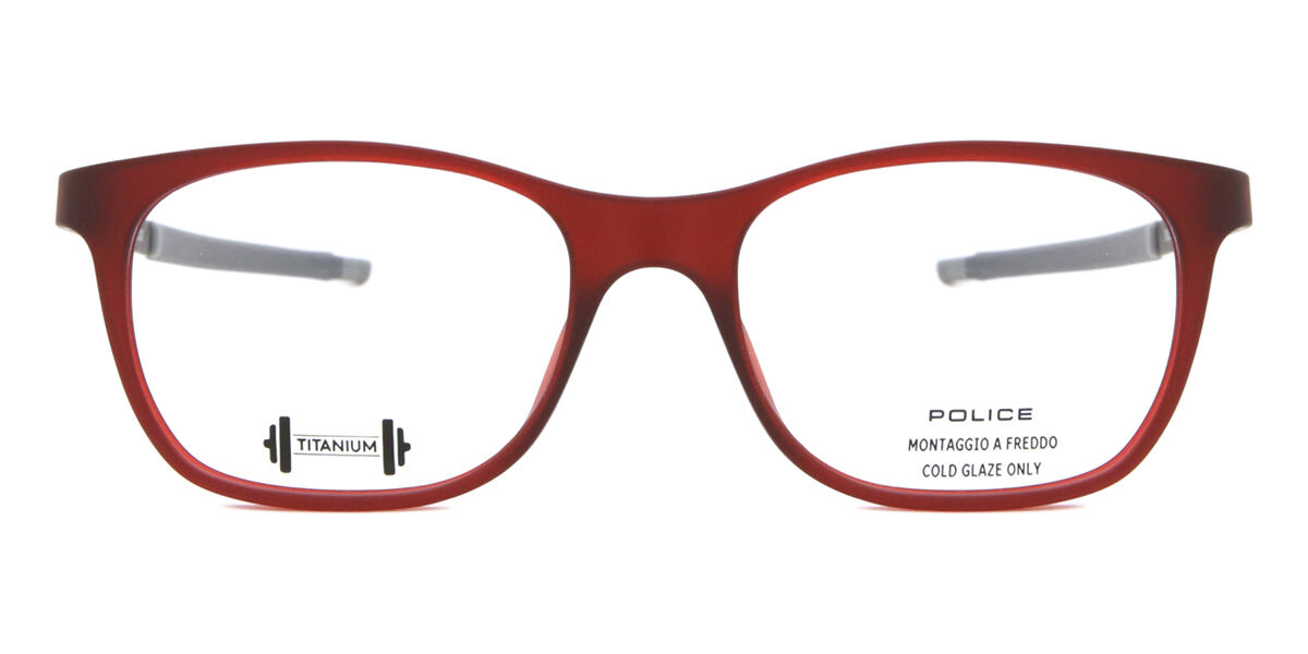 Police VPLF86 SOLSTICE 2 0D41, Red frame