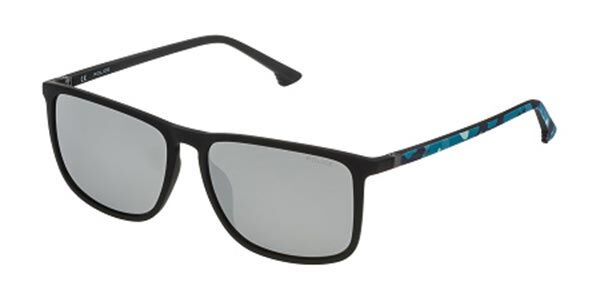 Police SPL342 JUNGLE 1 6AAX, Black frame, Grey lenses