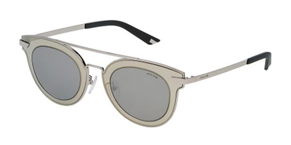 Police SPL349 HALO 2 579K, Silver frame, Silver lenses