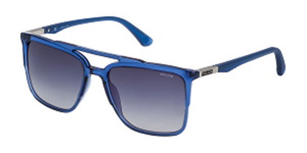 Police SPL363 0955, Blue frame, Grey lenses