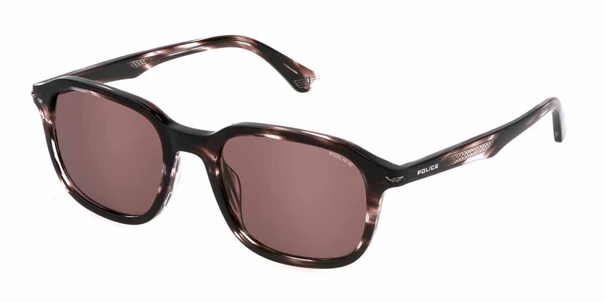 Police SPLL81 CHAMP 5 0GGU, Brown frame, Brown lenses