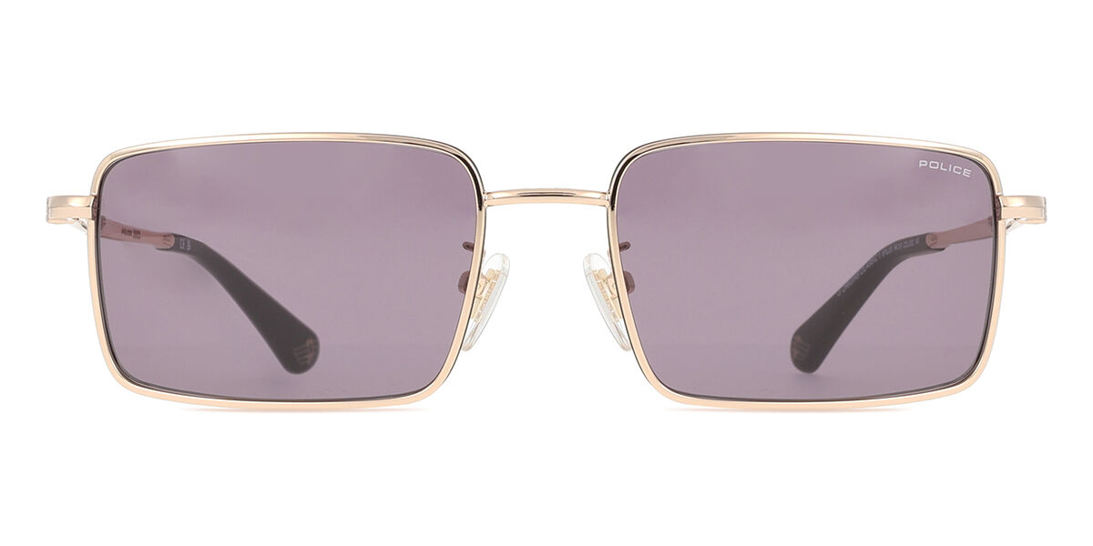 Police SPLL85 ORIGINS CLASSIC 1 0302, Gold frame, Smoke Grey lenses