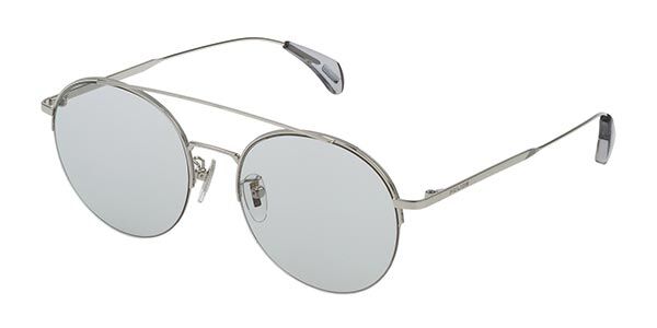 Police SPL741 0H48, Silver frame, Grey lenses
