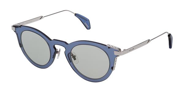 Police SPL624 0579, Blue frame, Grey lenses