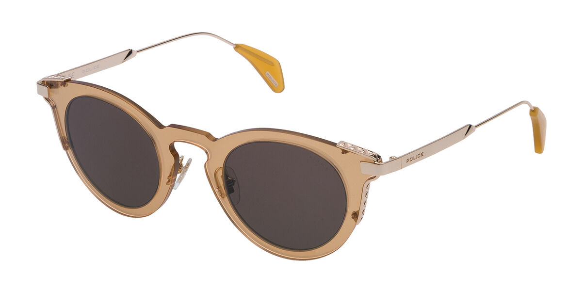 Police SPL624 0300, Gold frame, Grey lenses