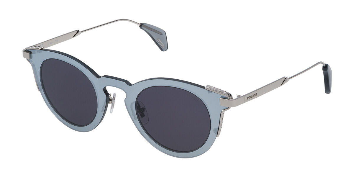 Police SPL624 579X, Blue frame, Grey lenses